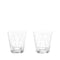 Lalique Lotus Set 2 Dew Tumblers Drops and Dew 30 cl