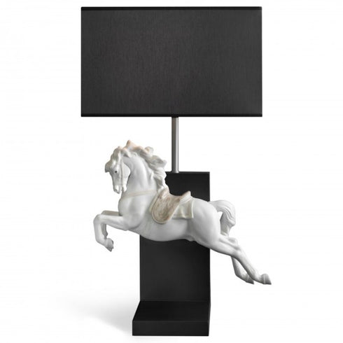 Lladró Horse in pirouette Table lamp