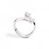 Recarlo R02CO341/047 Women's Contrarié Diamond Ring - 18K White Gold, 0.47ct