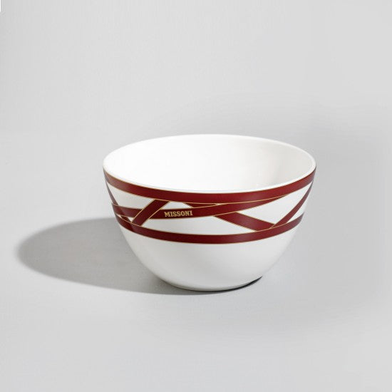 Missoni Nastri Bordeaux Set 2 Rice Bowl