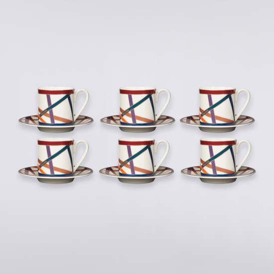 Missoni Nastri Multicolor Set 6 tazze da caffè