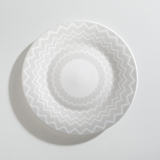 Missoni Zig Zag White Serving Plate 32 cm