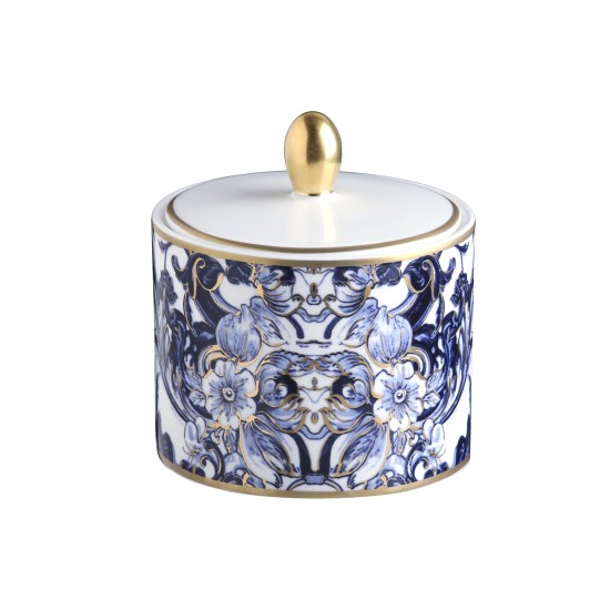 Roberto Cavalli Azulejos Sugar Pot