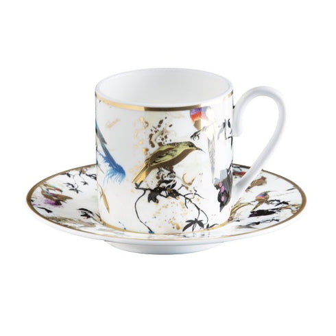 Roberto Cavalli Garden's Birds Set 2 Coffee Cup