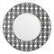 Roberto Cavalli Monogram Black Set 2 Dinner Plate 27,5 cm