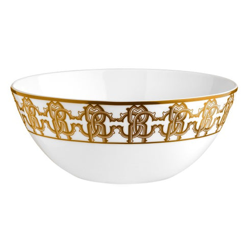 Roberto Cavalli Monogram Gold Set 6 Soup Bowl