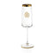 Roberto Cavalli New Monogram Gold Set 2 Champagne Goblet