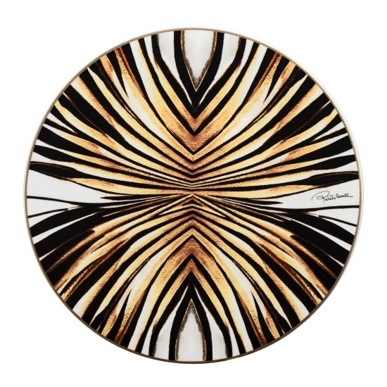 Roberto Cavalli Ray of Gold Service Plate 32 cm