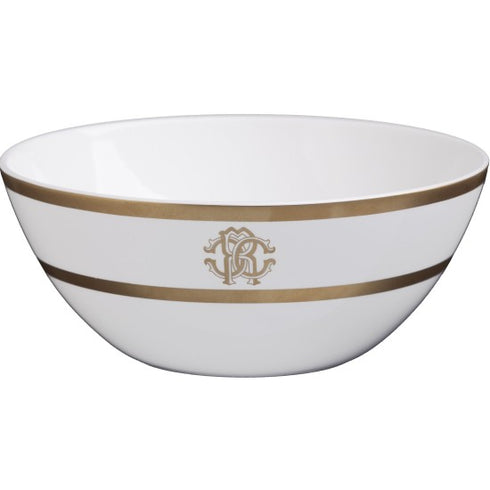 Roberto Cavalli Silk Gold Set 6 Soup Bowl