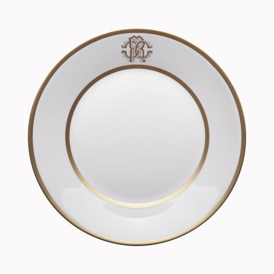 Roberto Cavalli Silk Gold Set 6 Soup Plate 22 cm