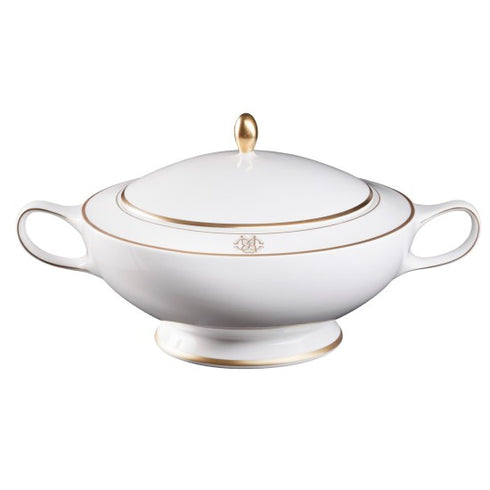 Roberto Cavalli Silk Gold Soup Tureen