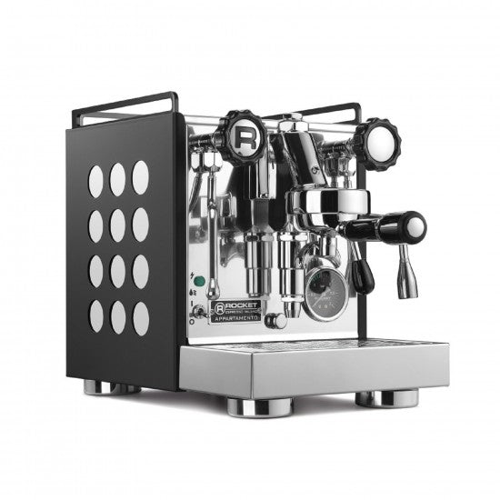 Rocket Appartamento Kaffeemaschine Schwarz-Weiß