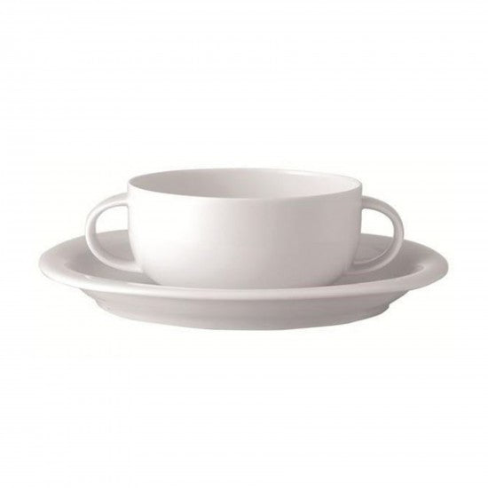 Tazza e piattino Rosenthal SUOMI Weiss Creamsoup