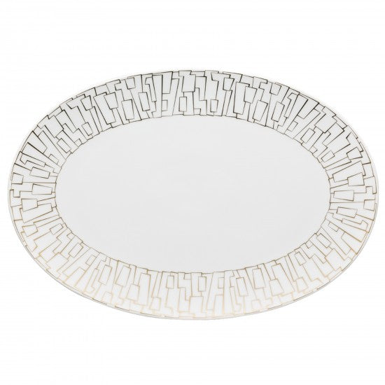 Rosenthal TAC Skin Gold Oval Plate - T2