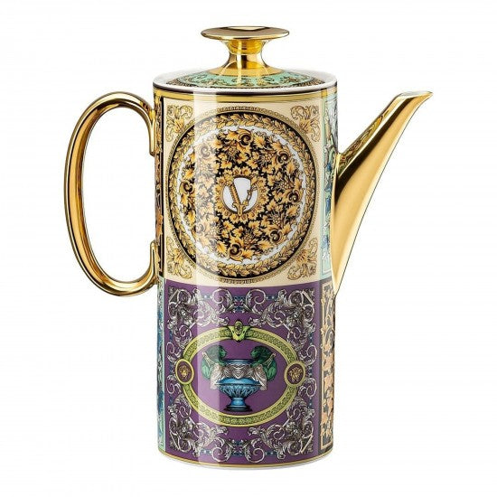 Caffettiera Rosenthal Versace a mosaico Barocco