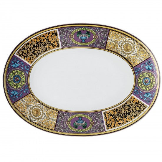 Rosenthal Versace Barocco, piatto da portata in mosaico - T1