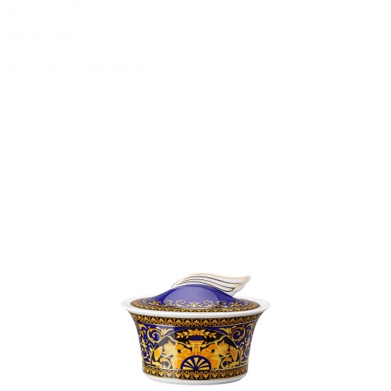 Rosenthal Versace Medusa Blue Sugar Bowl