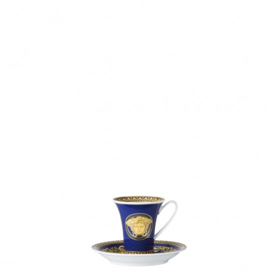 Tazza da caffè espresso alta Rosenthal Versace Medusa Blue