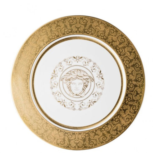 Rosenthal Versace Medusa Gala Gold Service Plate - T1