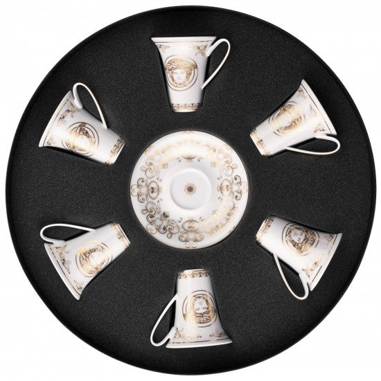 Rosenthal Versace Medusa Gala Set con 6 c/s espresso