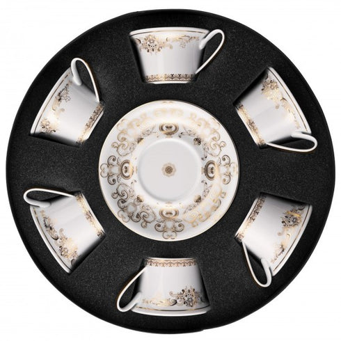 Rosenthal Versace Medusa Gala Set with 6 tea c/s