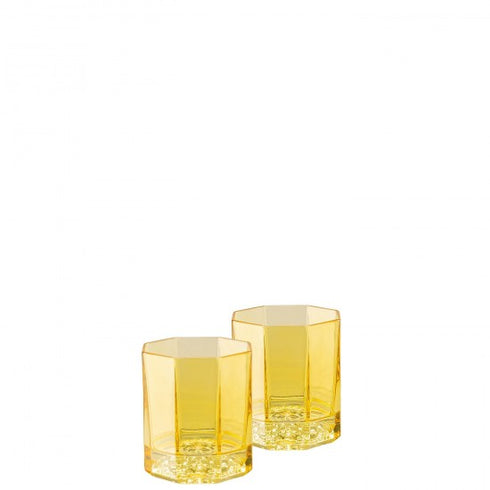 Rosenthal Versace Medusa Lumière Rhapsody Amber Whisky Glass