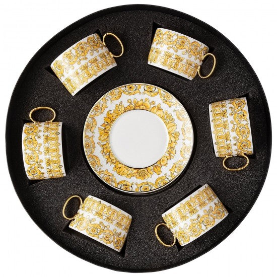 Set di 6 tazze da tè Rosenthal Versace Medusa Rhapsody