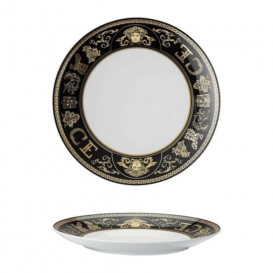 Piatto nero Rosenthal Versace Virtus Gala - T1