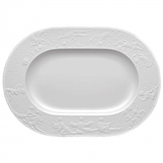 Rosenthal ZAUBERFLÖTE Weiss Oval Plate - T1