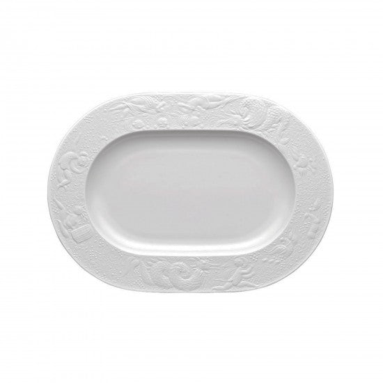 Rosenthal ZAUBERFLÖTE Weiss Oval Plate