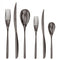 Sambonet Bamboo Cutlery Set x12 Mirror PVD Black