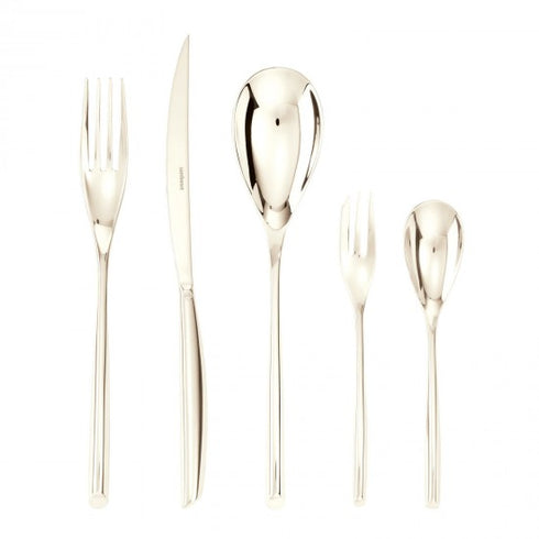 Sambonet Bamboo Cutlery Set x6 Mirror PVD Champagne - T1