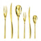 Sambonet Bamboo Cutlery Set x6 Mirror PVD Gold - T2