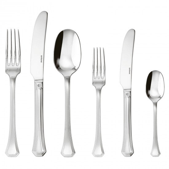 Set di posate Sambonet Deco x6 manico massiccio - T3