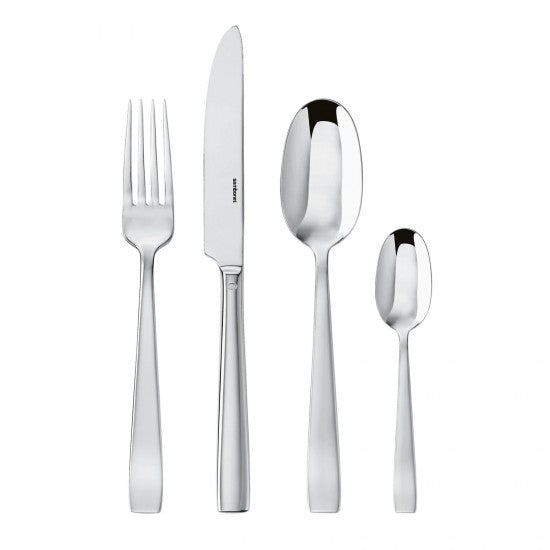 Sambonet Flat Cutlery Set x6 Silverplated Steel