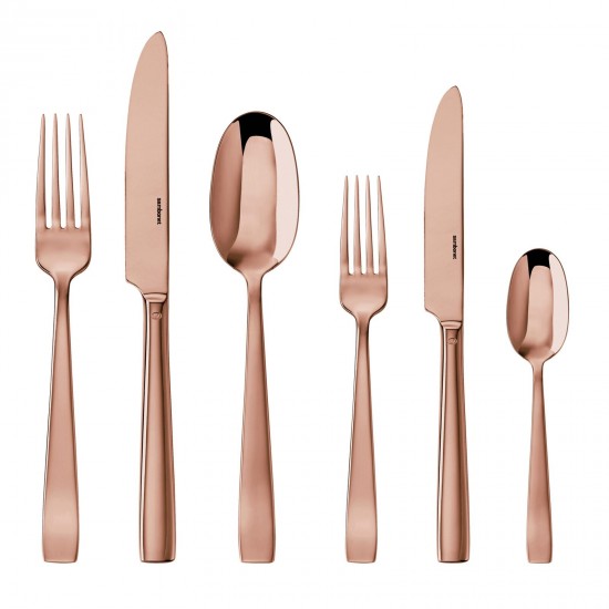 Sambonet Flat Cutlery Set x6 VintagePVD Copper - T1