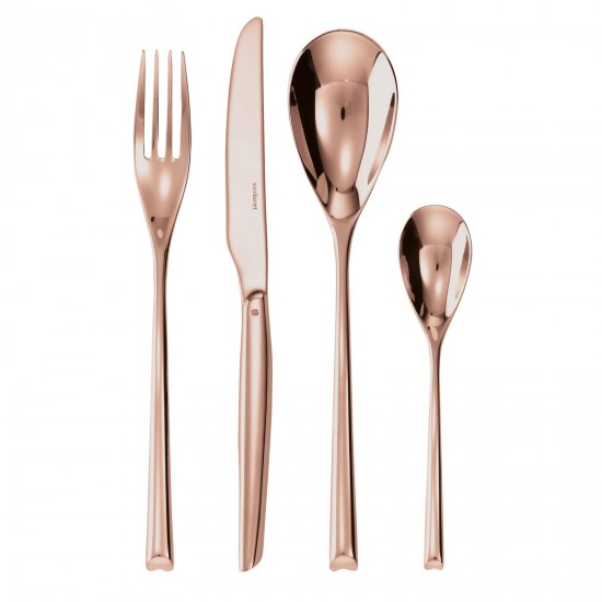 Sambonet H-Art Cutlery Set x6 Mirror PVD Copper