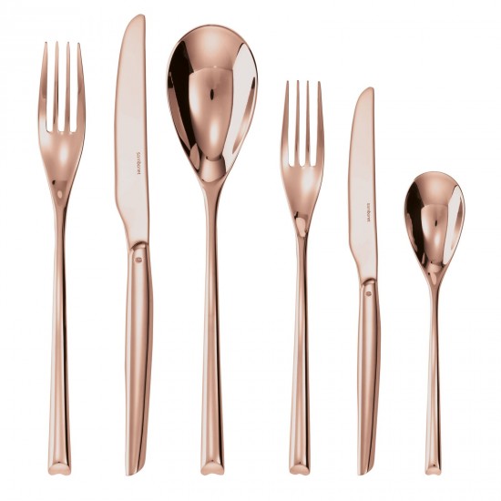 Sambonet H-Art Cutlery Set x6 Mirror PVD Copper - T1