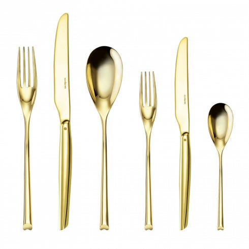 Sambonet H-Art Cutlery Set x6 Mirror PVD Gold - T1