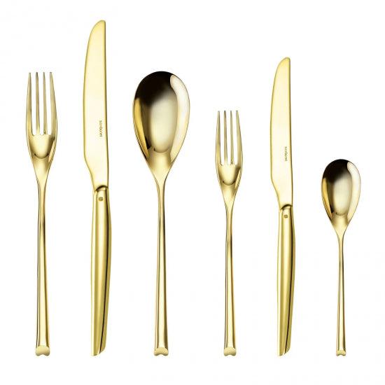 Sambonet H-Art Set di posate x6 oro PVD a specchio - T1