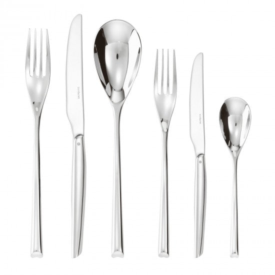 Sambonet H-Art Cutlery Set x6 Silverplated Steel - T1