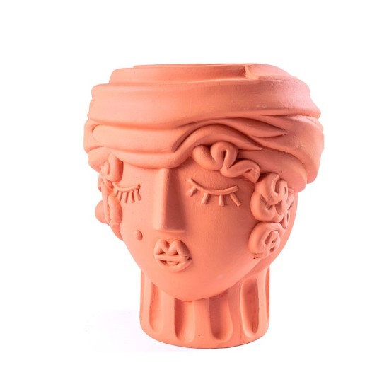 Seletti Magna Graecia Terracotta Woman Vase