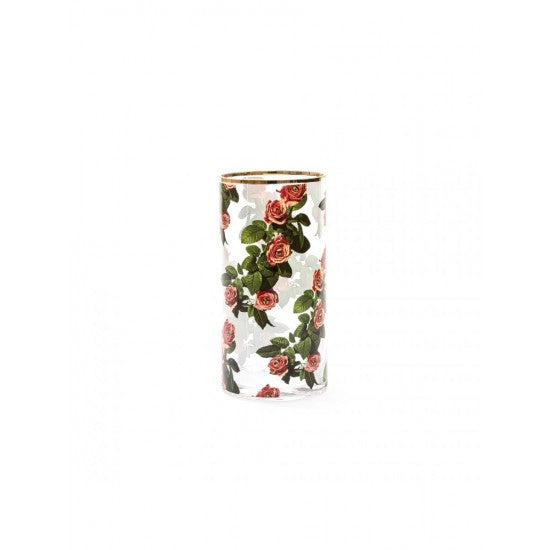 Seletti Toiletpaper Glass Vase Roses Medium