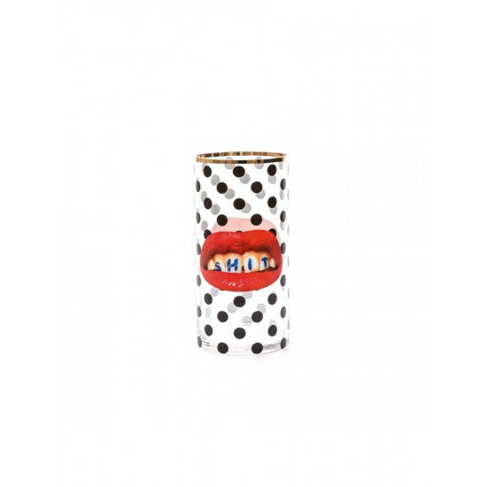 Seletti Toiletpaper Glass Vase Shit Medium