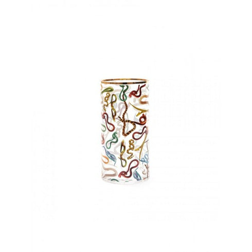 Seletti Toiletpaper Glass Vase Snakes Medium