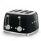 Smeg 4X4 Toaster Black