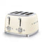 Smeg 4X4 Toaster Cream