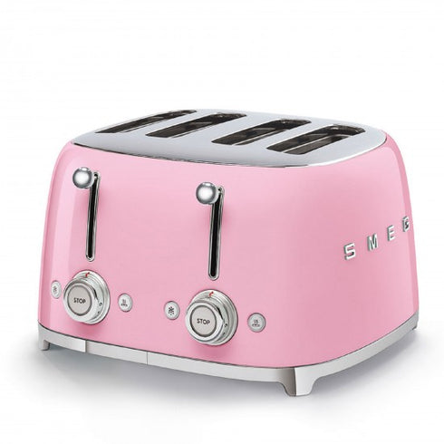 Smeg 4X4 Toaster Pink