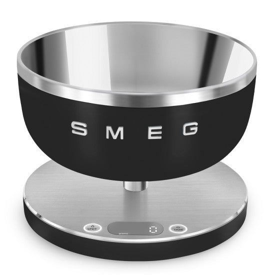 Smeg Digital Kitchen Scale Matt Black