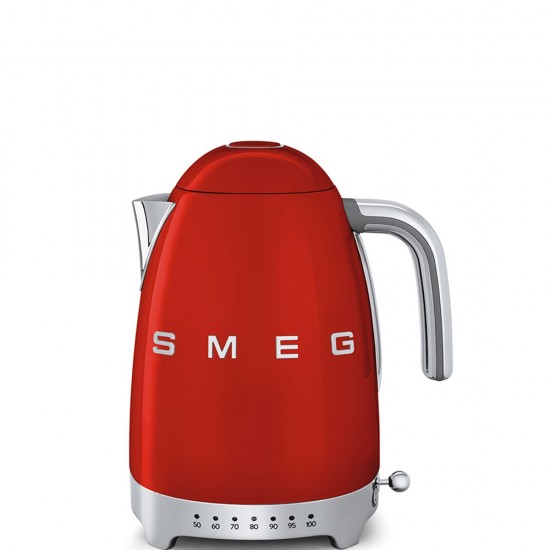 Bollitore elettrico Smeg in stile retrò anni '50 rosso estetico